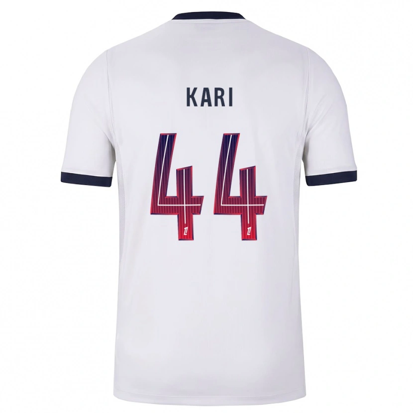 Danxen Mann Ayman Kari #44 Hvit Svart Rød Bortetrøye Drakt Trøye 2026/27 Skjorter T-Skjorte