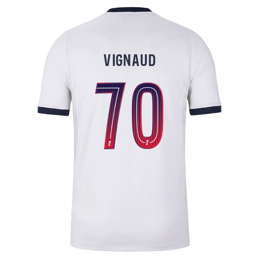 Danxen Mann Arthur Vignaud #70 Hvit Svart Rød Bortetrøye Drakt Trøye 2026/27 Skjorter T-Skjorte