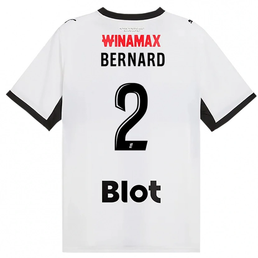 Danxen Mann Alexis Bernard #2 Svart Hvit Rød Bortetrøye Drakt Trøye 2026/27 Skjorter T-Skjorte