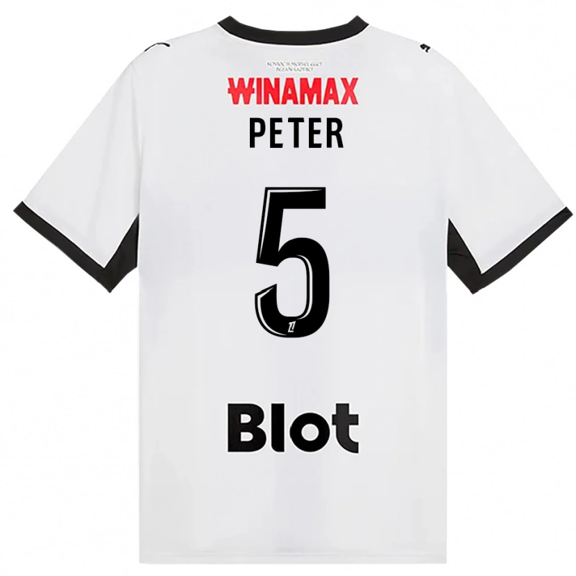 Danxen Mann Joseph Peter #5 Svart Hvit Rød Bortetrøye Drakt Trøye 2026/27 Skjorter T-Skjorte