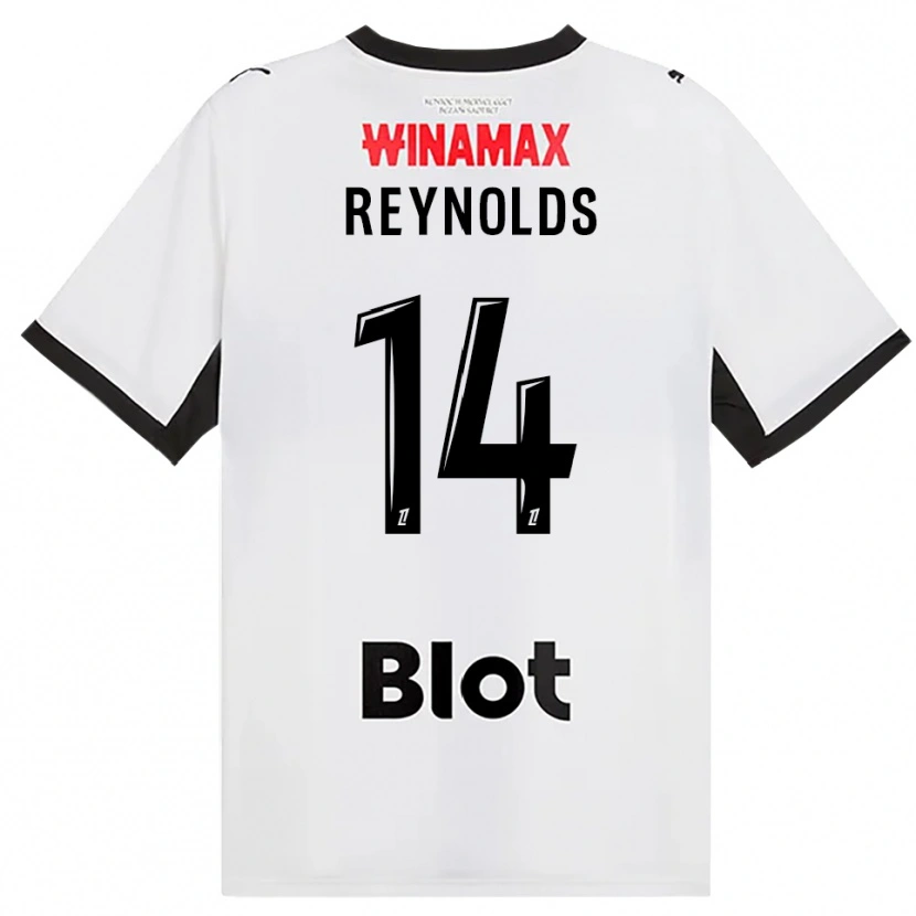 Danxen Mann Bryan Reynolds #14 Svart Hvit Rød Bortetrøye Drakt Trøye 2026/27 Skjorter T-Skjorte
