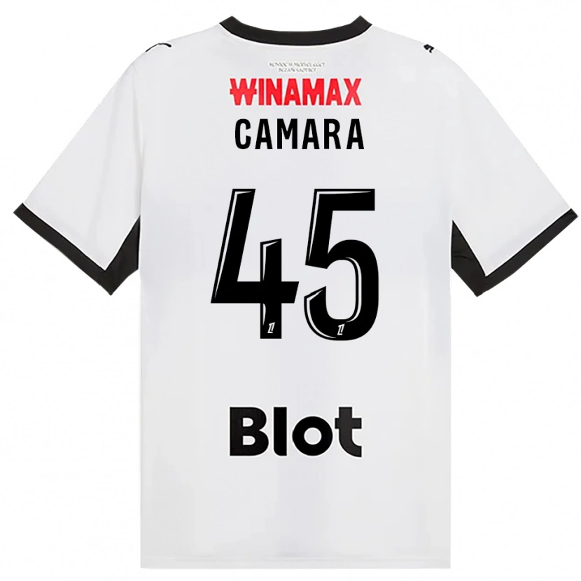 Danxen Mann Mahdi Camara #45 Svart Hvit Rød Bortetrøye Drakt Trøye 2026/27 Skjorter T-Skjorte