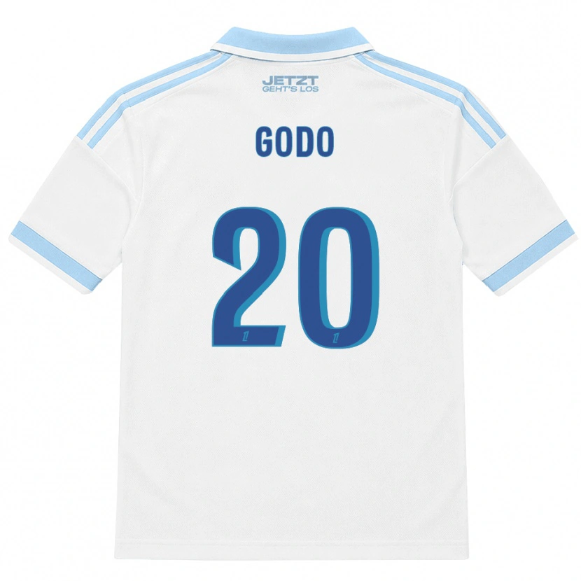 Danxen Mann Martial Godo #20 Lys Himmelblå Hvit Rød Bortetrøye Drakt Trøye 2026/27 Skjorter T-Skjorte
