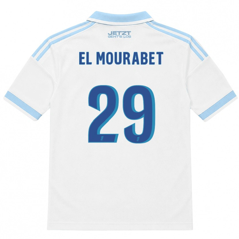Danxen Mann Samir El Mourabet #29 Lys Himmelblå Hvit Rød Bortetrøye Drakt Trøye 2026/27 Skjorter T-Skjorte