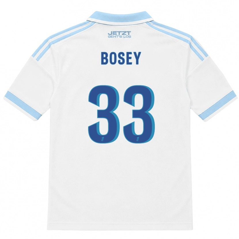 Danxen Mann Jean-Baptiste Bosey #33 Lys Himmelblå Hvit Rød Bortetrøye Drakt Trøye 2026/27 Skjorter T-Skjorte