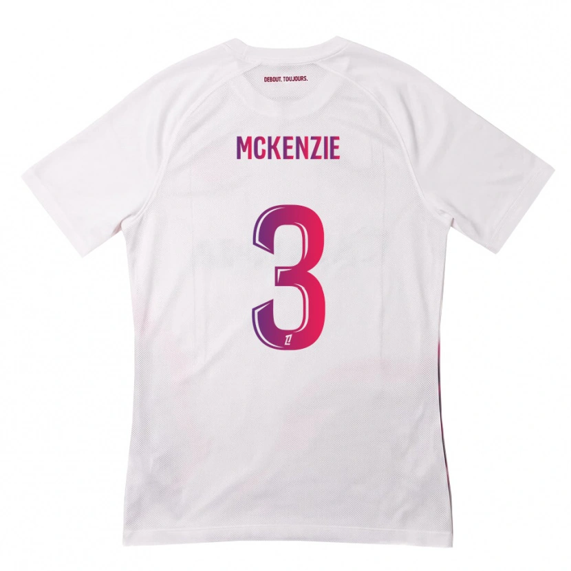 Danxen Mann Mark Mckenzie #3 Hvit Rosa Lilla Bortetrøye Drakt Trøye 2026/27 Skjorter T-Skjorte