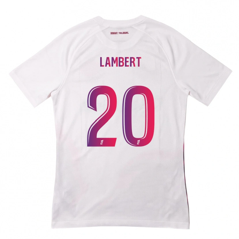 Danxen Mann Sarah Lambert #20 Hvit Rosa Lilla Bortetrøye Drakt Trøye 2026/27 Skjorter T-Skjorte