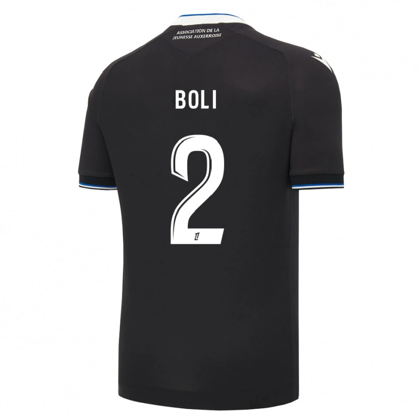 Danxen Mann Franck Boli #2 Svart Blå Hvit Bortetrøye Drakt Trøye 2026/27 Skjorter T-Skjorte