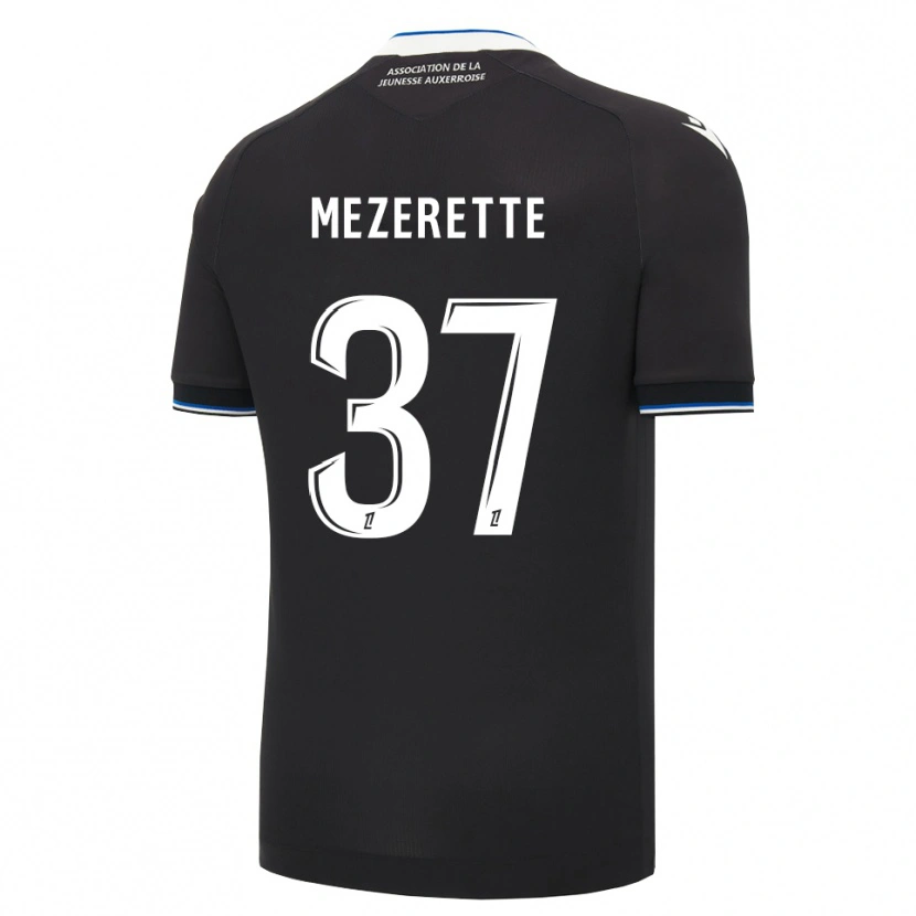 Danxen Mann Louis Mezerette #37 Svart Blå Hvit Bortetrøye Drakt Trøye 2026/27 Skjorter T-Skjorte