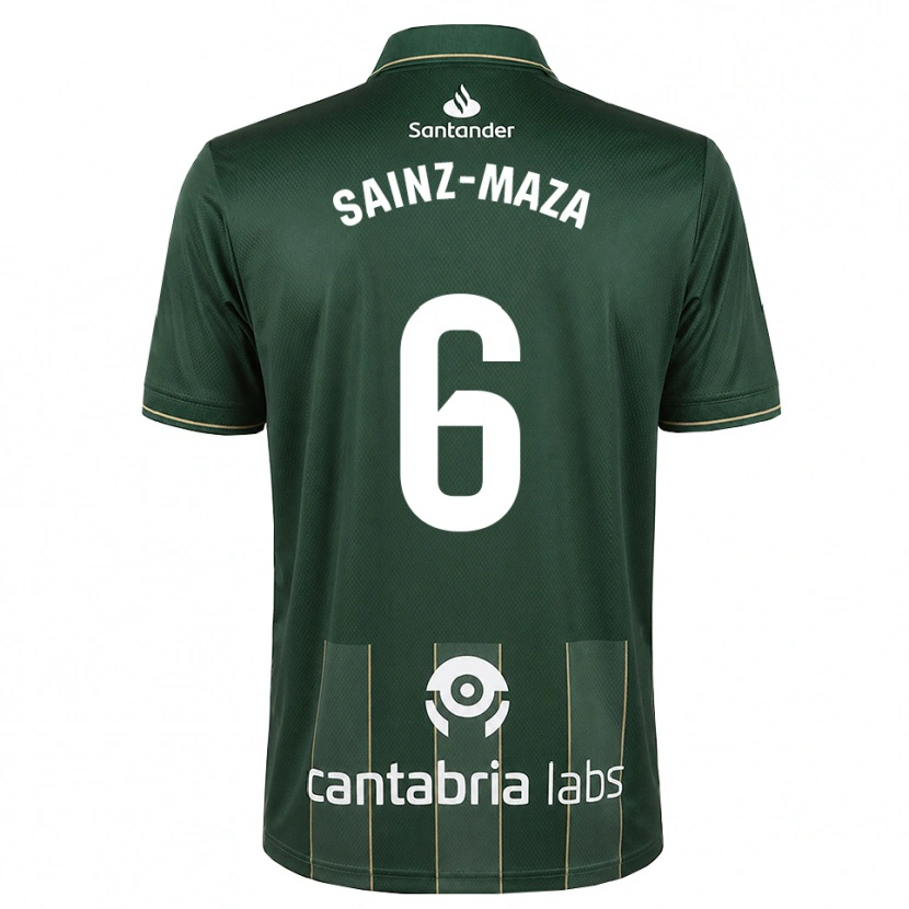 Danxen Mann Íñigo Sainz-Maza #6 Mørk Skifergrå Hvit Bortetrøye Drakt Trøye 2026/27 Skjorter T-Skjorte