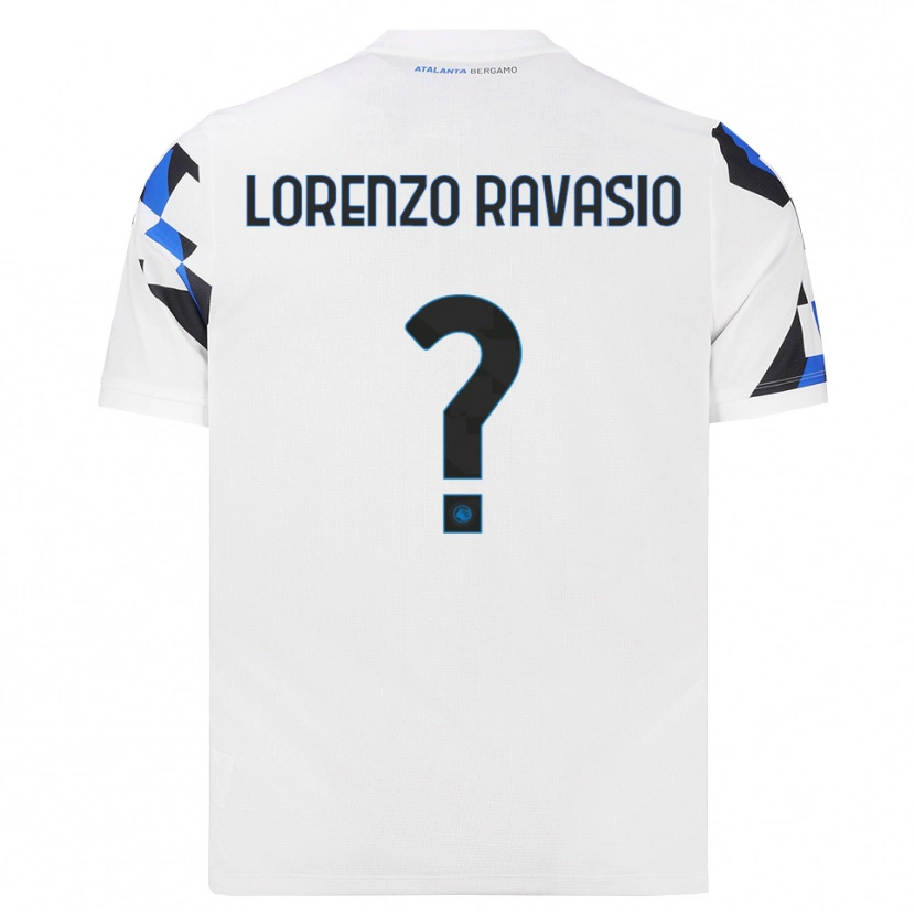 Danxen Mann Pietro Lorenzo Ravasio #0 Hvit Rød Blå Bortetrøye Drakt Trøye 2026/27 Skjorter T-Skjorte