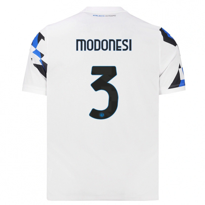 Danxen Mann Giorgio Modonesi #3 Hvit Rød Blå Bortetrøye Drakt Trøye 2026/27 Skjorter T-Skjorte