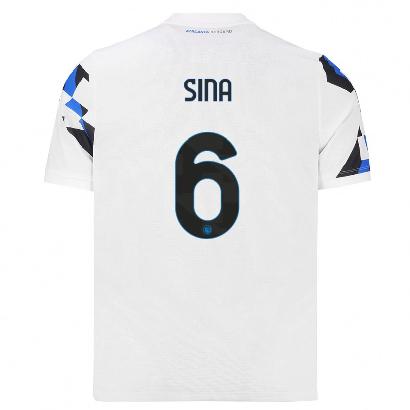 Danxen Mann Sebastian Sina #6 Hvit Rød Blå Bortetrøye Drakt Trøye 2026/27 Skjorter T-Skjorte