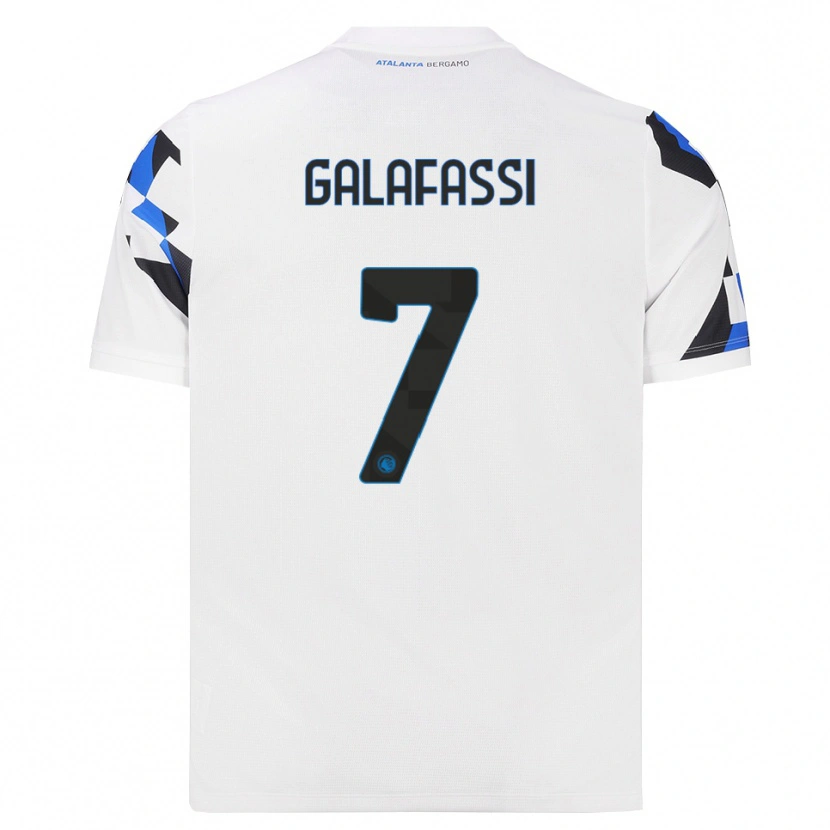 Danxen Mann Filippo Galafassi #7 Hvit Rød Blå Bortetrøye Drakt Trøye 2026/27 Skjorter T-Skjorte