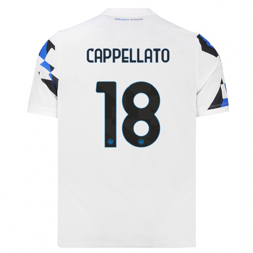Danxen Mann Nicola Cappellato #18 Hvit Rød Blå Bortetrøye Drakt Trøye 2026/27 Skjorter T-Skjorte