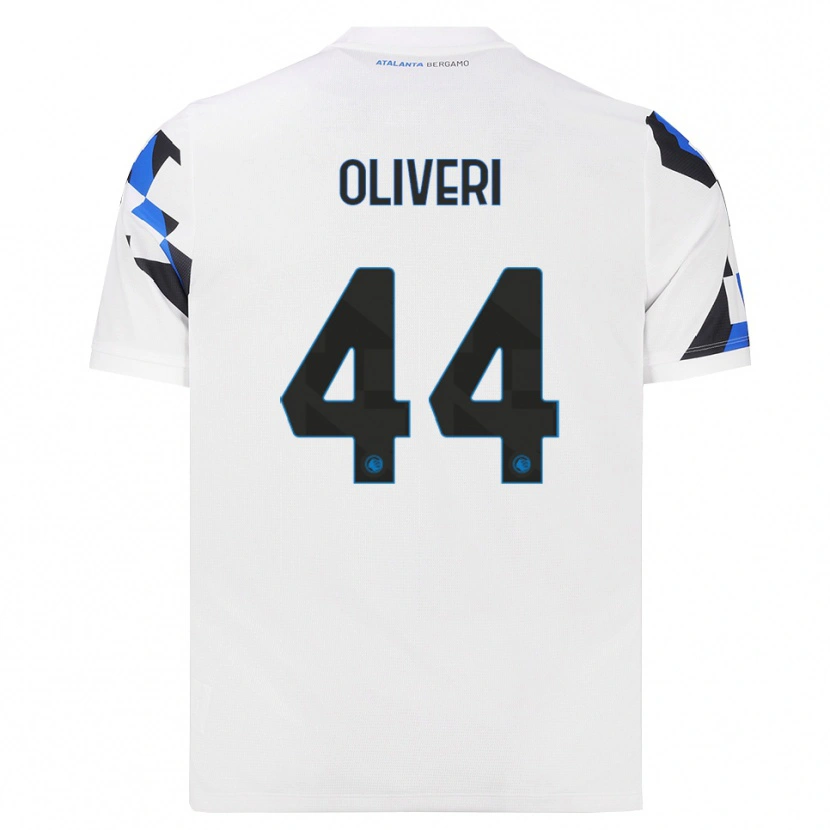 Danxen Mann Andrea Oliveri #44 Hvit Rød Blå Bortetrøye Drakt Trøye 2026/27 Skjorter T-Skjorte