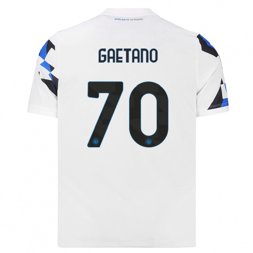 Danxen Mann Gianluca Gaetano #70 Hvit Rød Blå Bortetrøye Drakt Trøye 2026/27 Skjorter T-Skjorte