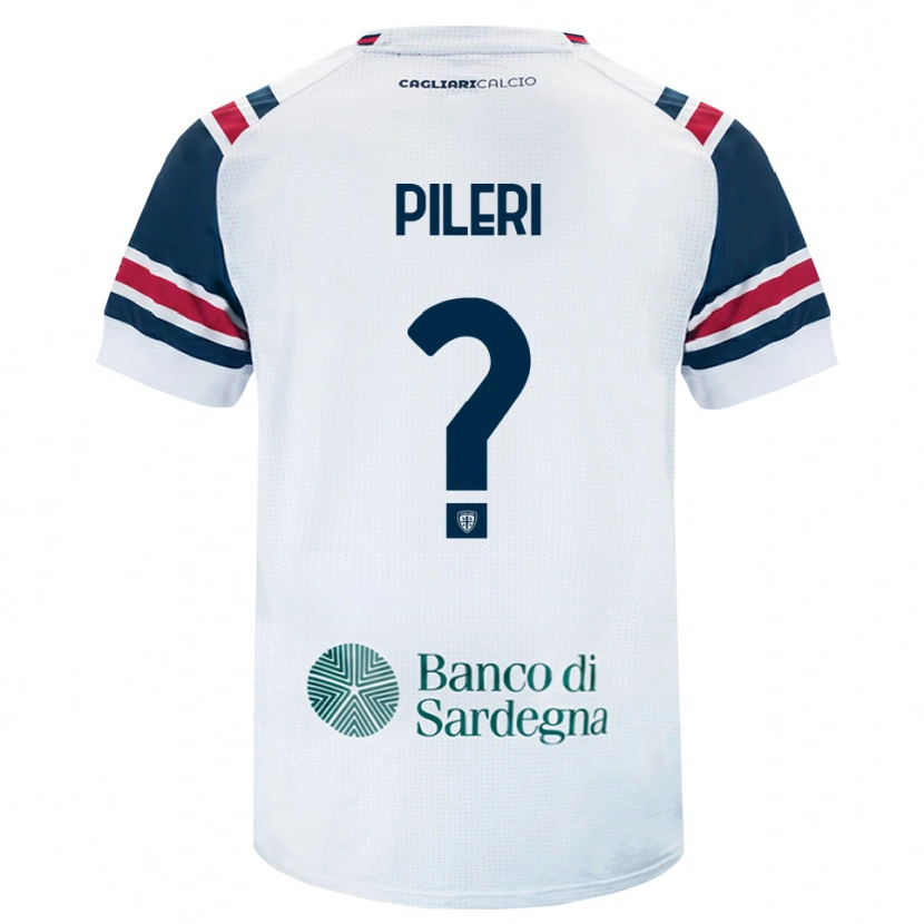Danxen Mann Matteo Pileri #0 Hvit Rød Grønn Bortetrøye Drakt Trøye 2026/27 Skjorter T-Skjorte