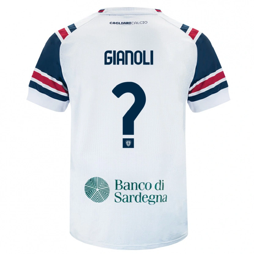 Danxen Mann Marco Gianoli #0 Hvit Rød Grønn Bortetrøye Drakt Trøye 2026/27 Skjorter T-Skjorte
