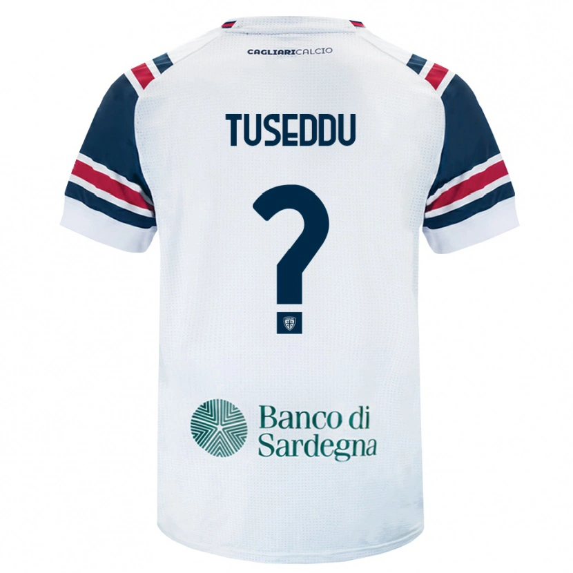 Danxen Mann Alessio Tuseddu #0 Hvit Rød Grønn Bortetrøye Drakt Trøye 2026/27 Skjorter T-Skjorte