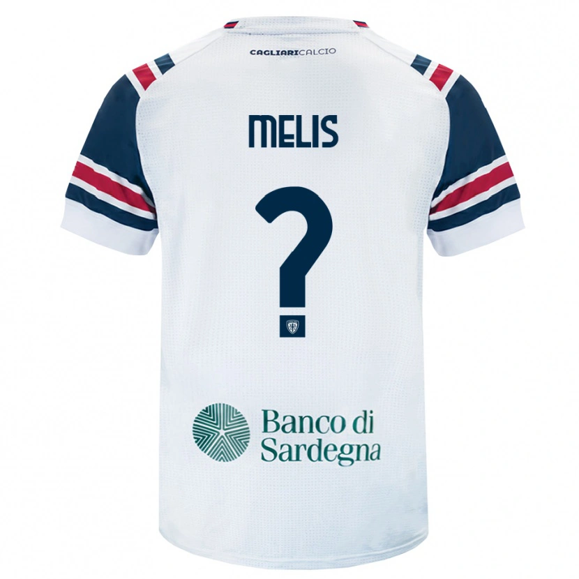 Danxen Mann Gabriele Melis #0 Hvit Rød Grønn Bortetrøye Drakt Trøye 2026/27 Skjorter T-Skjorte