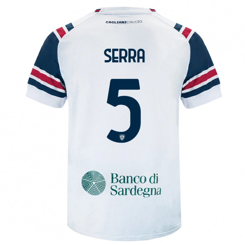 Danxen Mann Davide Serra #5 Hvit Rød Grønn Bortetrøye Drakt Trøye 2026/27 Skjorter T-Skjorte
