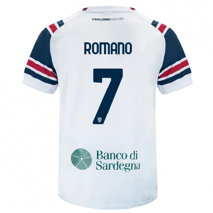 Danxen Mann Antonio Romano #7 Hvit Rød Grønn Bortetrøye Drakt Trøye 2026/27 Skjorter T-Skjorte