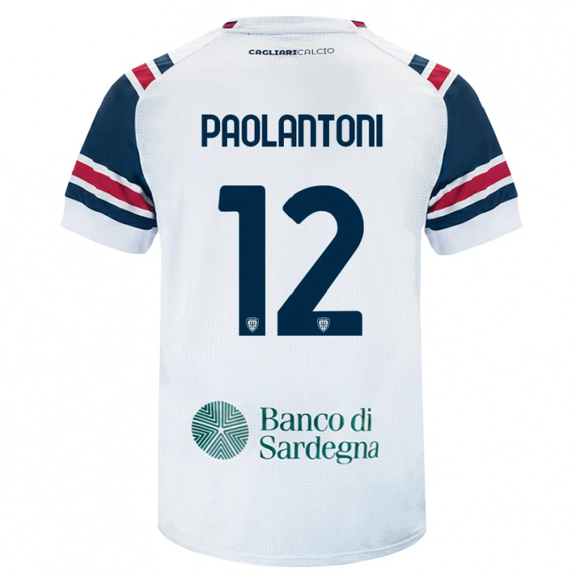 Danxen Mann Davide Paolantoni #12 Hvit Rød Grønn Bortetrøye Drakt Trøye 2026/27 Skjorter T-Skjorte