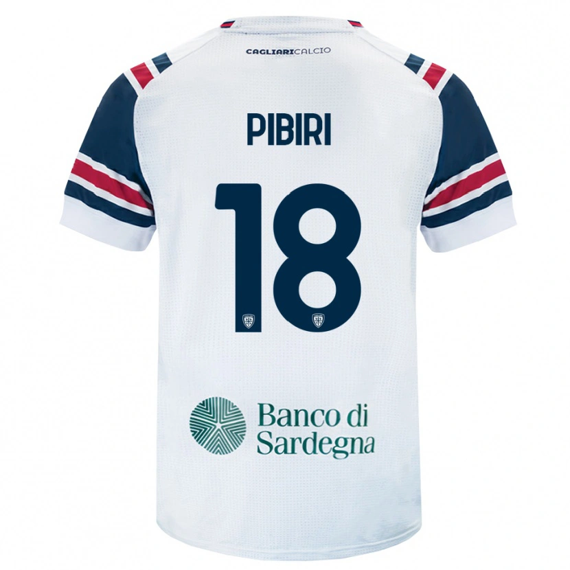 Danxen Mann Andrea Pibiri #18 Hvit Rød Grønn Bortetrøye Drakt Trøye 2026/27 Skjorter T-Skjorte
