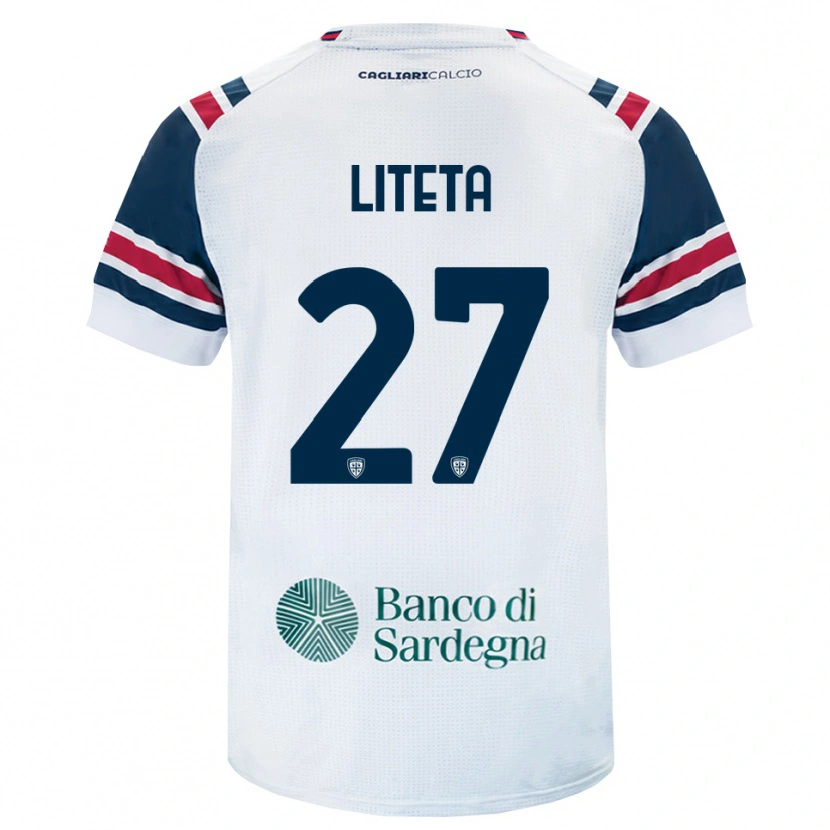 Danxen Mann Joseph Liteta #27 Hvit Rød Grønn Bortetrøye Drakt Trøye 2026/27 Skjorter T-Skjorte