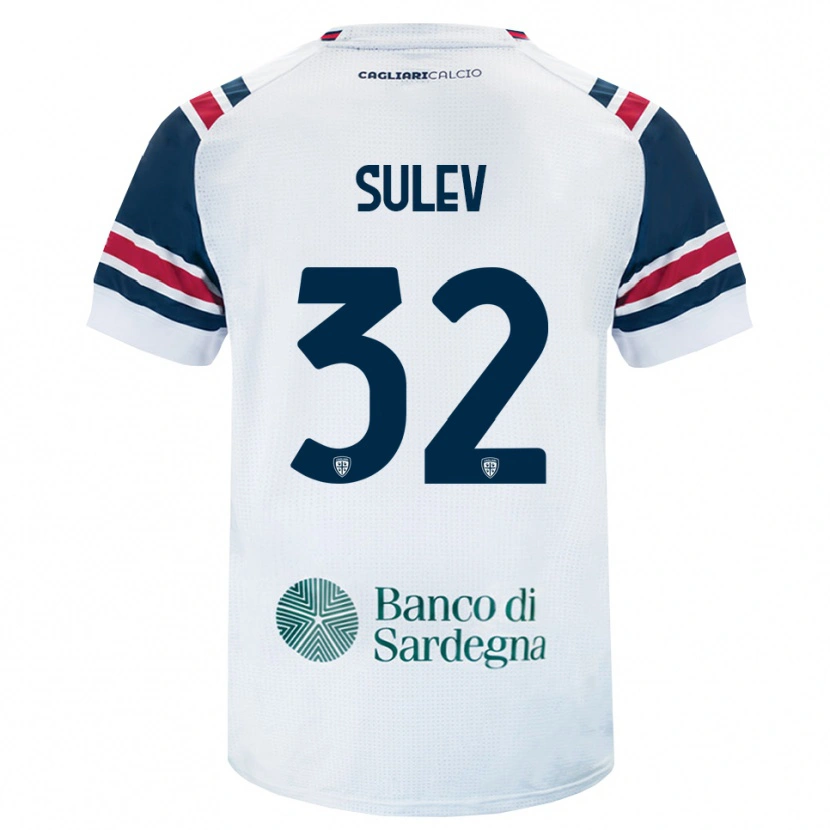 Danxen Mann Ivan Sulev #32 Hvit Rød Grønn Bortetrøye Drakt Trøye 2026/27 Skjorter T-Skjorte