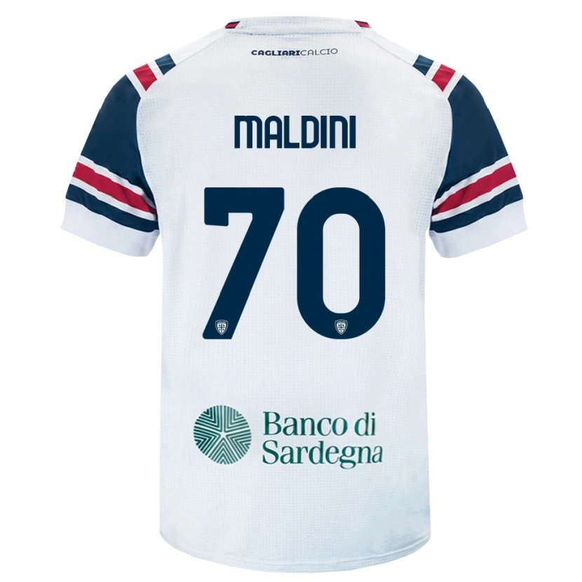 Danxen Mann Daniel Maldini #70 Hvit Rød Grønn Bortetrøye Drakt Trøye 2026/27 Skjorter T-Skjorte