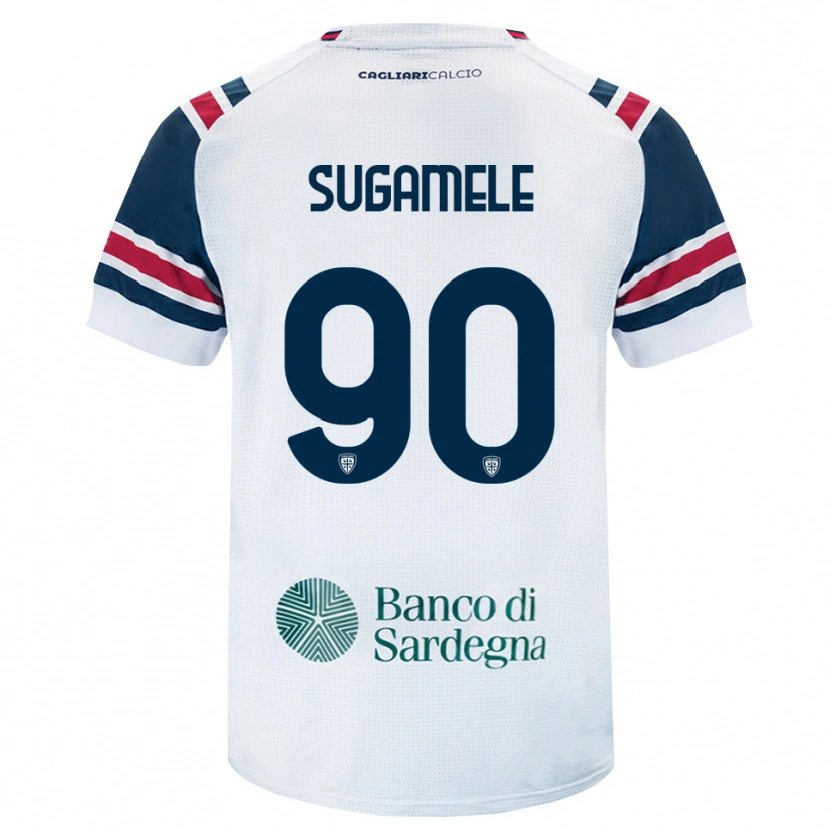 Danxen Mann Alessandro Sugamele #90 Hvit Rød Grønn Bortetrøye Drakt Trøye 2026/27 Skjorter T-Skjorte