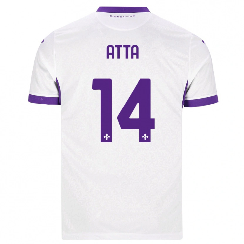 Danxen Mann Arthur Atta #14 Hvit Lilla Bortetrøye Drakt Trøye 2026/27 Skjorter T-Skjorte