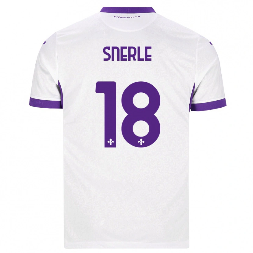Danxen Mann Emma Strøm Snerle #18 Hvit Lilla Bortetrøye Drakt Trøye 2026/27 Skjorter T-Skjorte
