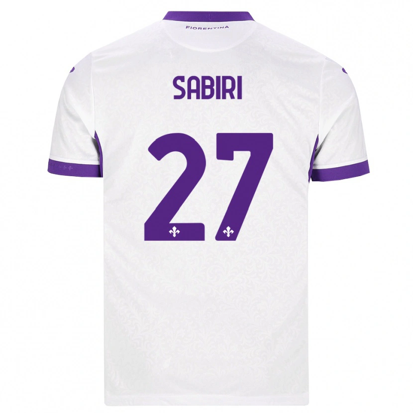 Danxen Mann Abdelhamid Sabiri #27 Hvit Lilla Bortetrøye Drakt Trøye 2026/27 Skjorter T-Skjorte