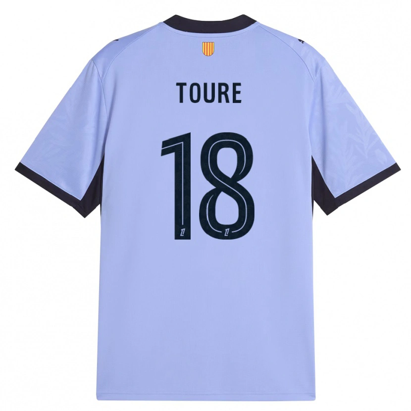 Danxen Mann Isaak Toure #18 Lavendel Svart Tredje Sett Drakt Trøye 2026/27 Skjorter T-Skjorte