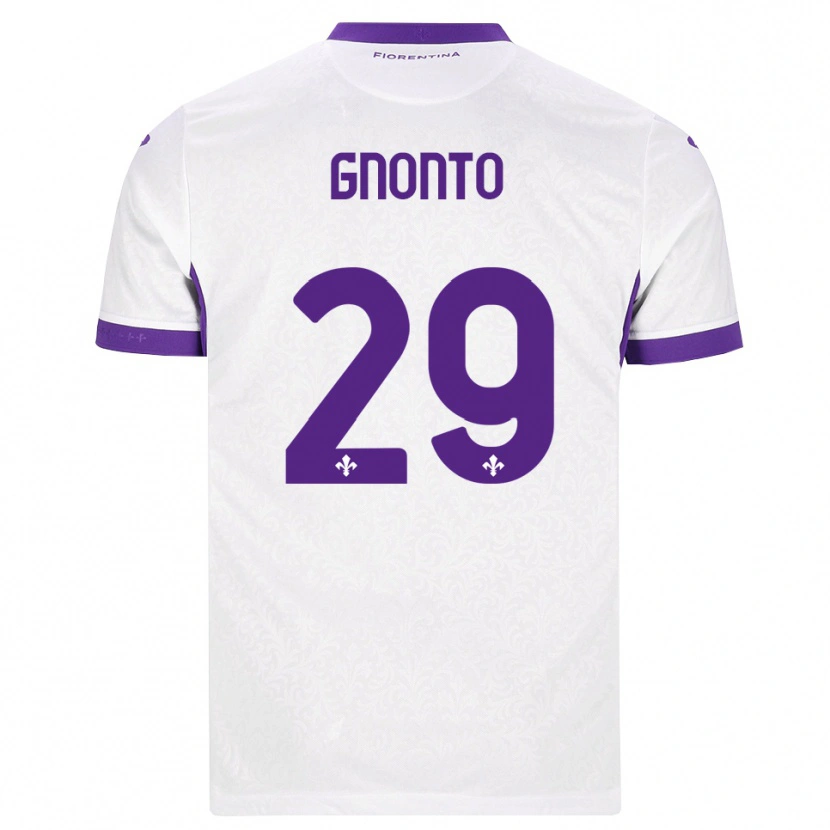Danxen Dame Wilfried Gnonto #29 Hvit Lilla Bortetrøye Drakt Trøye 2026/27 Skjorter T-Skjorte