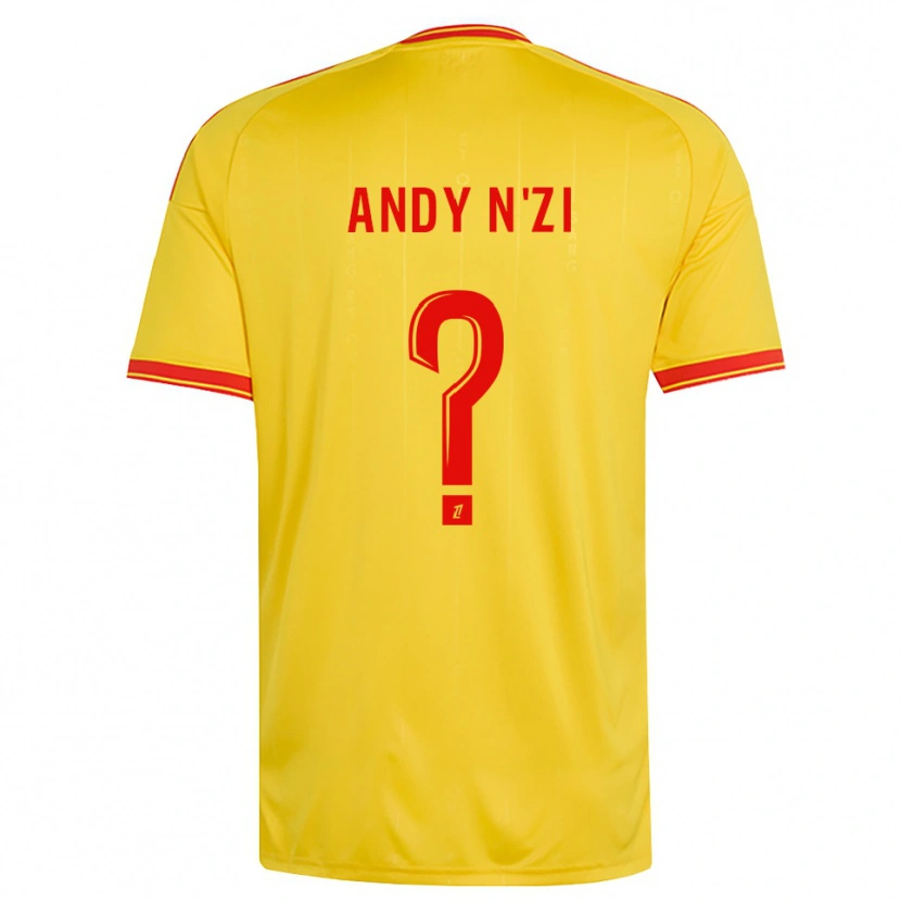 Danxen Dame Christ Andy N'zi #0 Gull Oransje Rød Hjemmetrøye Drakt Trøye 2026/27 Skjorter T-Skjorte