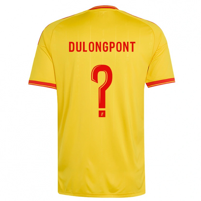 Danxen Dame Tom Dulongpont #0 Gull Oransje Rød Hjemmetrøye Drakt Trøye 2026/27 Skjorter T-Skjorte