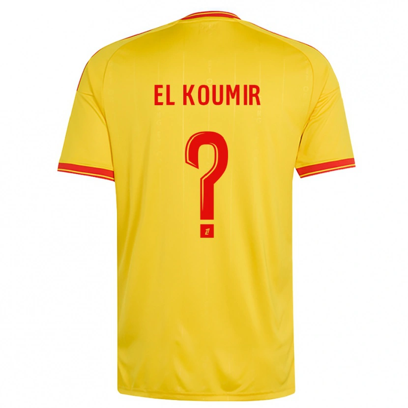 Danxen Dame Kaïna El Koumir #0 Gull Oransje Rød Hjemmetrøye Drakt Trøye 2026/27 Skjorter T-Skjorte