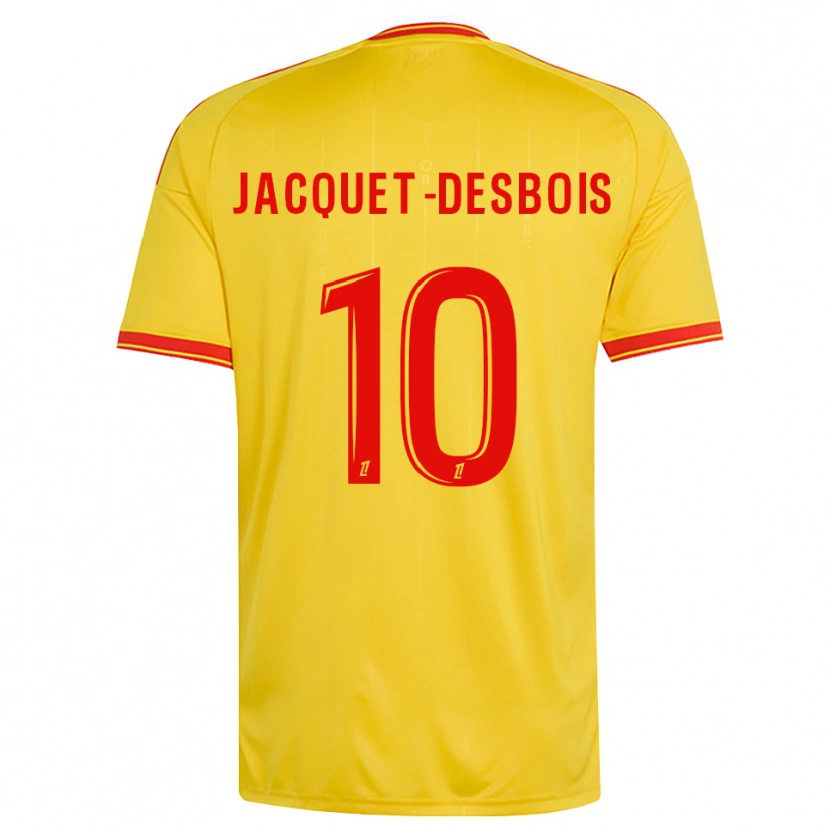 Danxen Dame Tairik Jacquet-Desbois #10 Gull Oransje Rød Hjemmetrøye Drakt Trøye 2026/27 Skjorter T-Skjorte