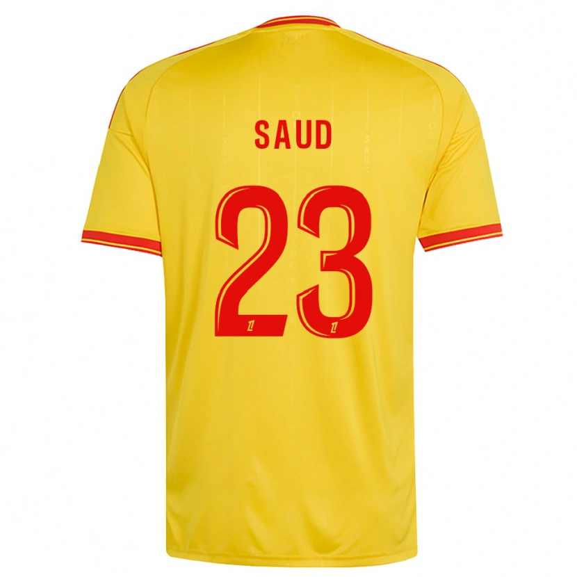Danxen Dame Saud Abdulhamid #23 Gull Oransje Rød Hjemmetrøye Drakt Trøye 2026/27 Skjorter T-Skjorte