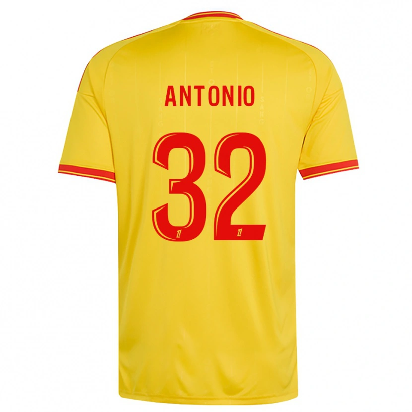 Danxen Dame Kyllian Antonio #32 Gull Oransje Rød Hjemmetrøye Drakt Trøye 2026/27 Skjorter T-Skjorte