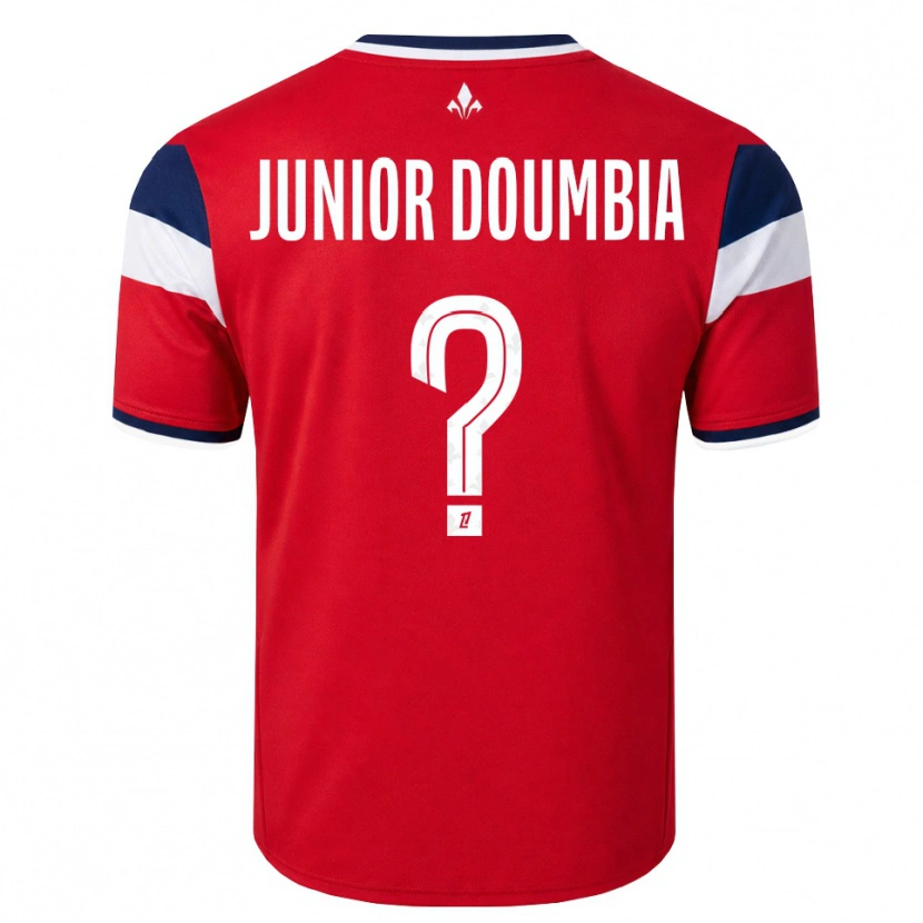 Danxen Dame Samba Junior Doumbia #0 Rød Hvit Kongelig Blå Hjemmetrøye Drakt Trøye 2026/27 Skjorter T-Skjorte
