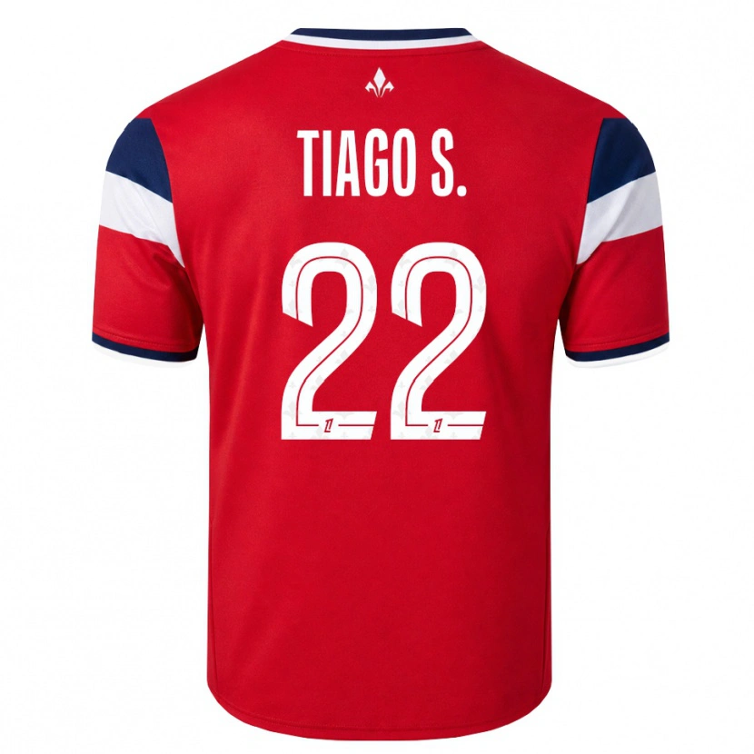 Danxen Dame Tiago Santos #22 Rød Hvit Kongelig Blå Hjemmetrøye Drakt Trøye 2026/27 Skjorter T-Skjorte