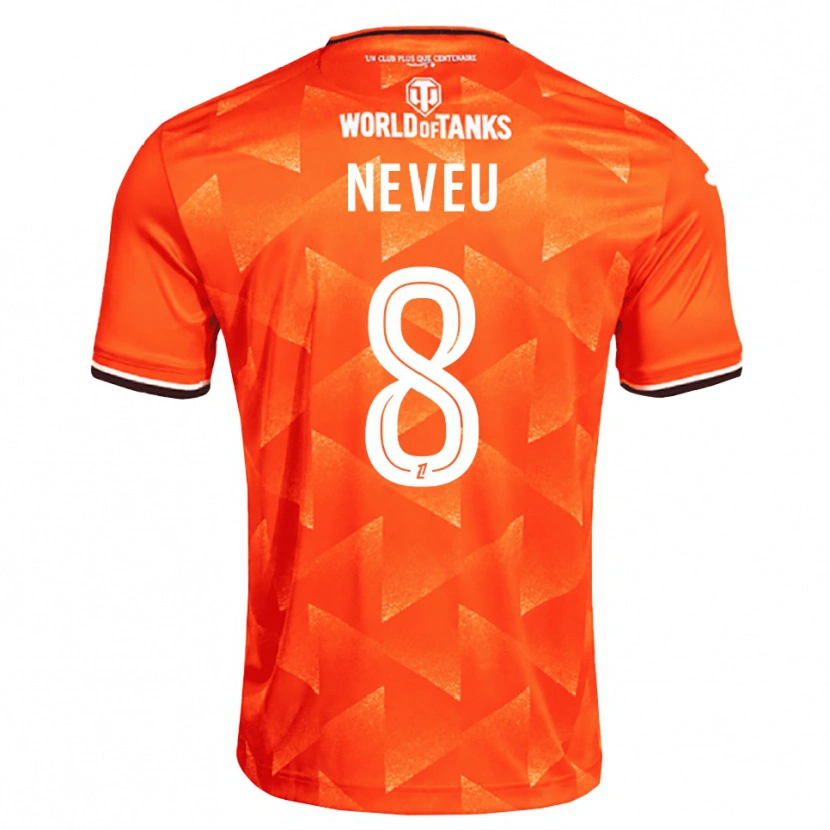Danxen Dame Tom Neveu #8 Oransje Hvit Svart Hjemmetrøye Drakt Trøye 2026/27 Skjorter T-Skjorte