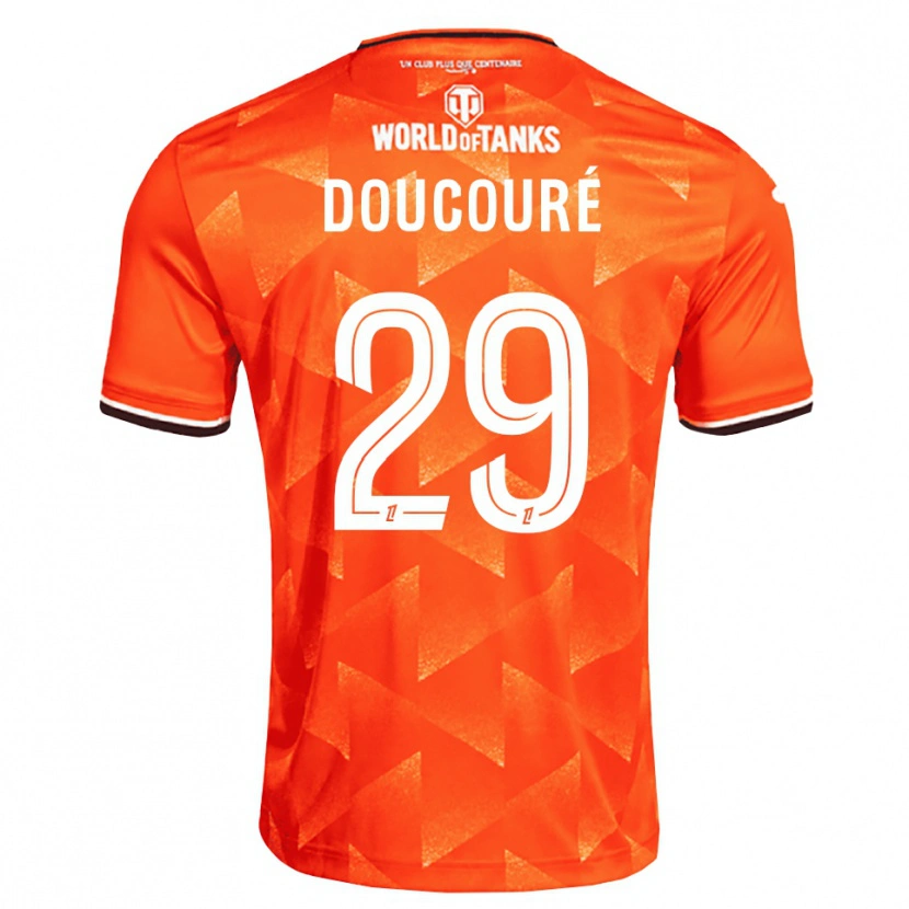 Danxen Dame Siriné Doucouré #29 Oransje Hvit Svart Hjemmetrøye Drakt Trøye 2026/27 Skjorter T-Skjorte