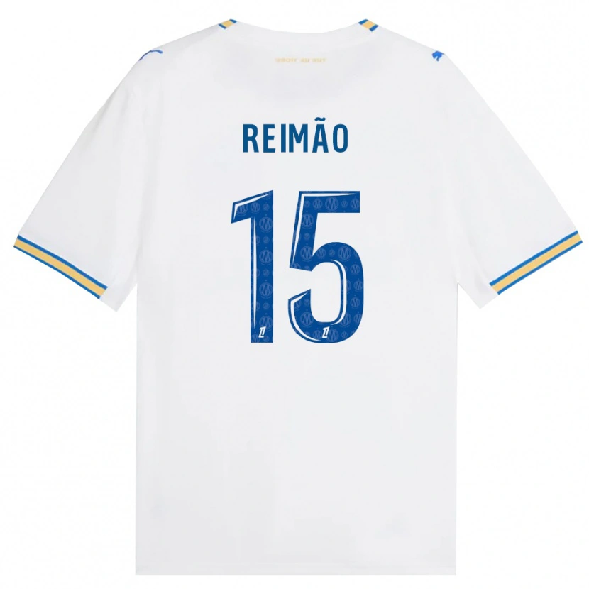 Danxen Dame Lorenzo Reimão #15 Dodgerblå Hvit Hjemmetrøye Drakt Trøye 2026/27 Skjorter T-Skjorte