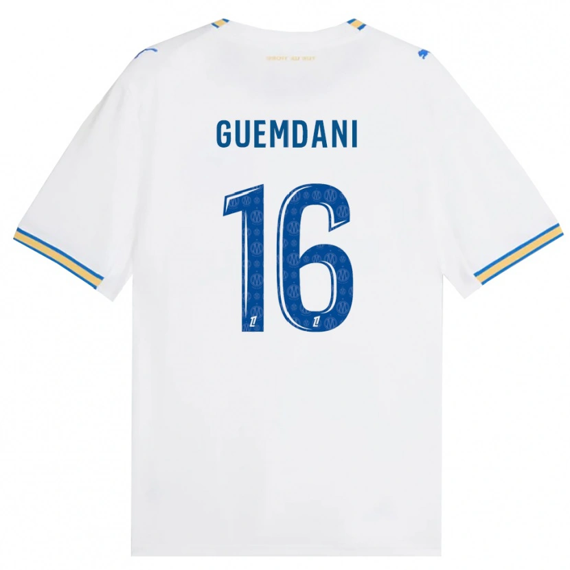 Danxen Dame Ivan Guemdani #16 Dodgerblå Hvit Hjemmetrøye Drakt Trøye 2026/27 Skjorter T-Skjorte